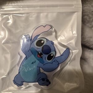 Blue Cartoon Stitch Sticker